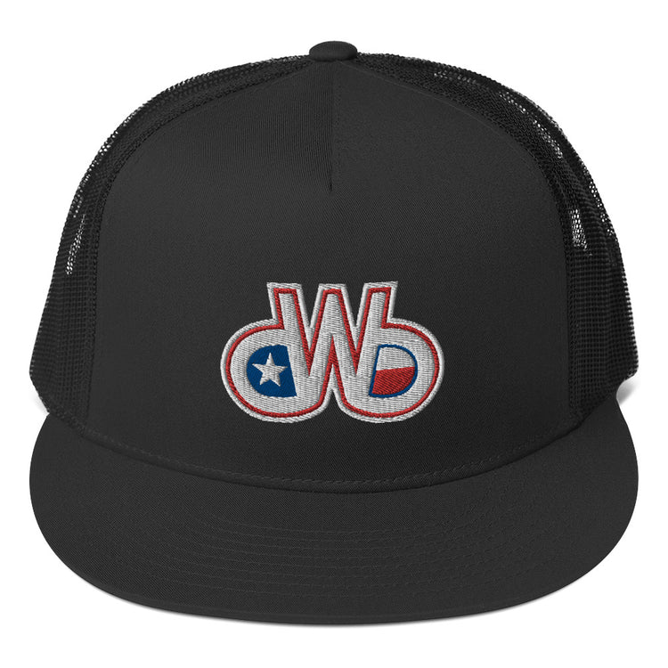 Red White & Blue DWB Trucker Cap