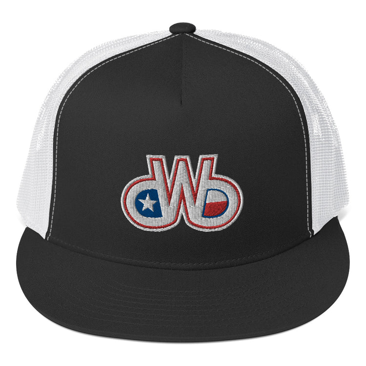 Red White & Blue DWB Trucker Cap