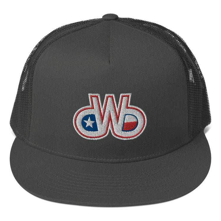 Red White & Blue DWB Trucker Cap