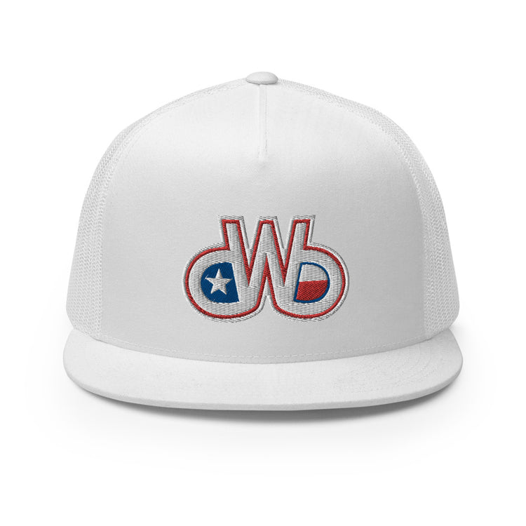 Red White & Blue DWB Trucker Cap