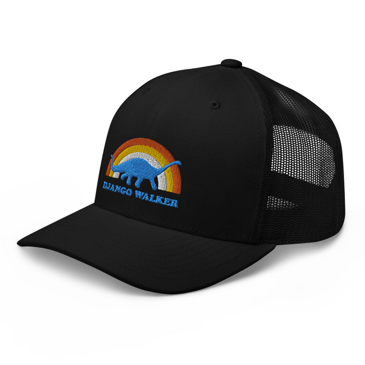 Dino Rainbow Trucker Cap