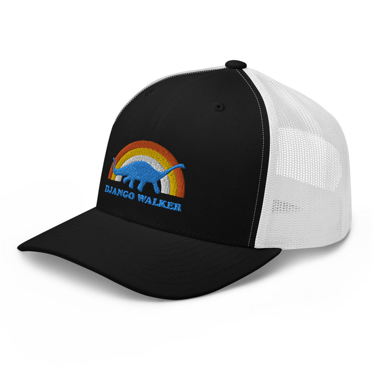 Dino Rainbow Trucker Cap