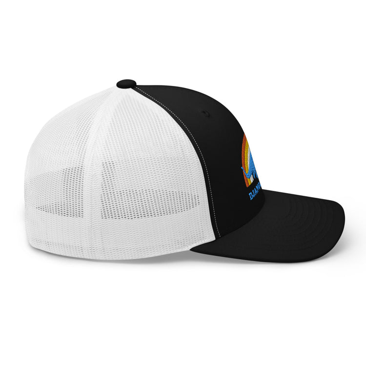 Dino Rainbow Trucker Cap