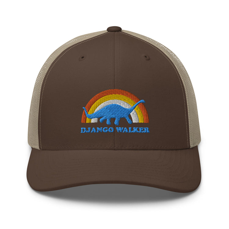 Dino Rainbow Trucker Cap