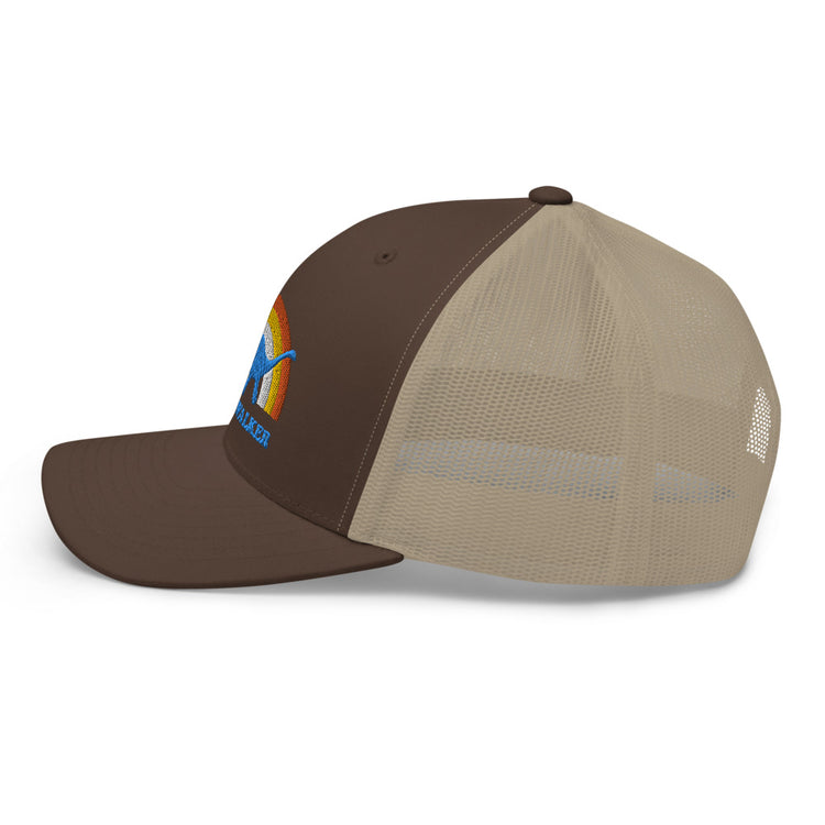 Dino Rainbow Trucker Cap