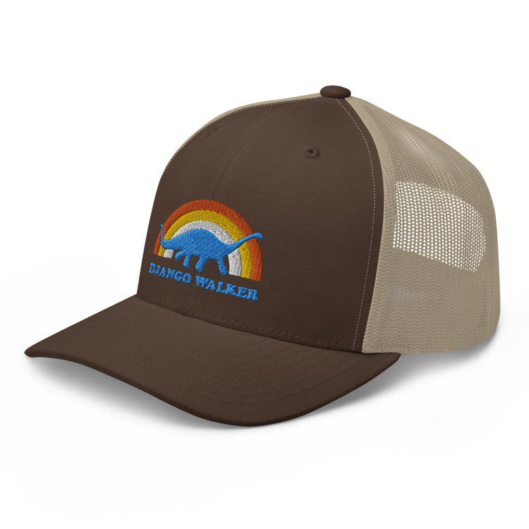 Dino Rainbow Trucker Cap