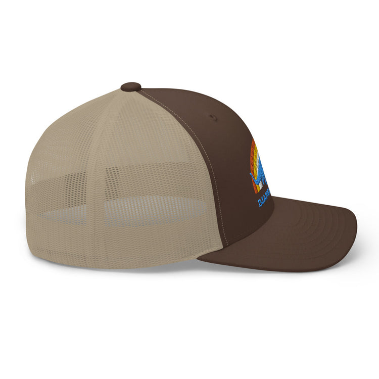 Dino Rainbow Trucker Cap