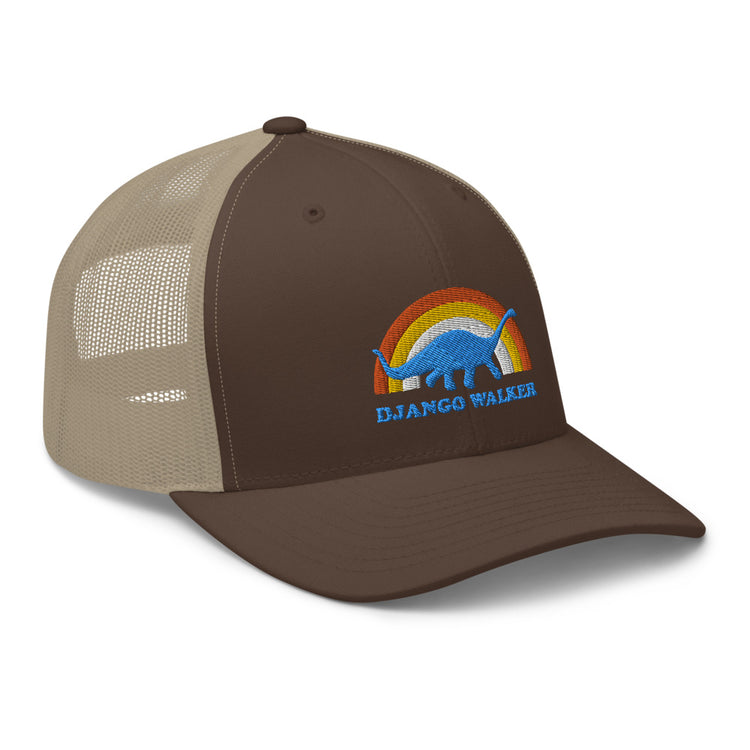 Dino Rainbow Trucker Cap