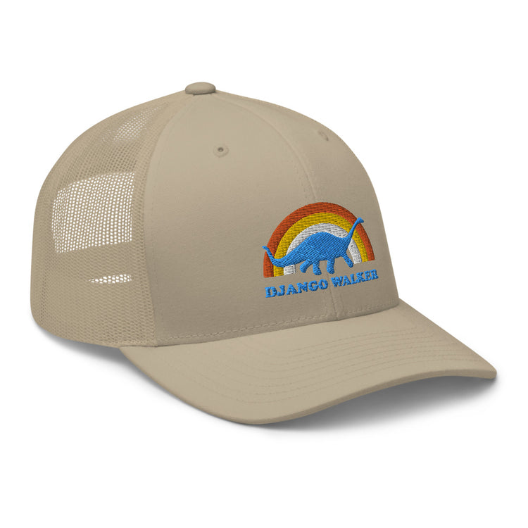 Dino Rainbow Trucker Cap