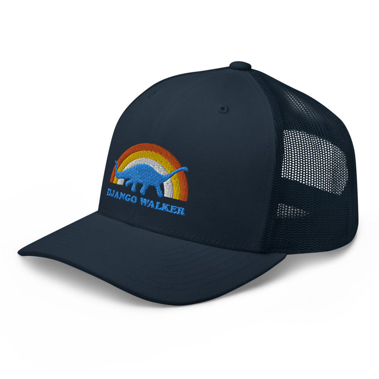 Dino Rainbow Trucker Cap