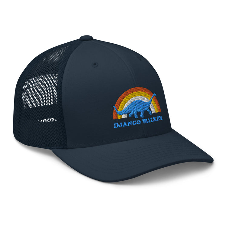 Dino Rainbow Trucker Cap