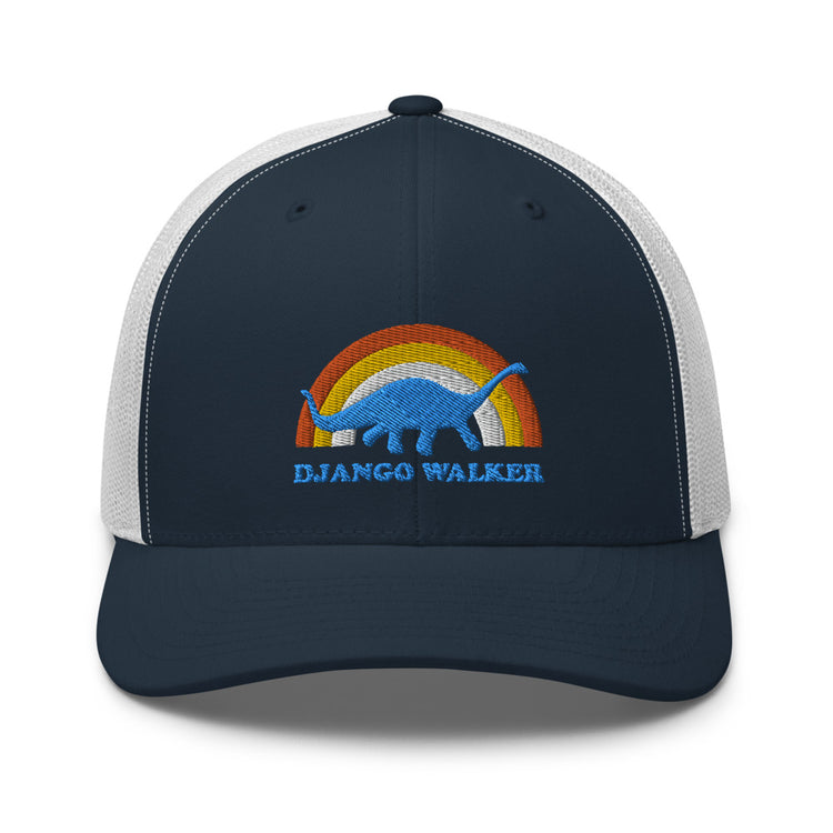 Dino Rainbow Trucker Cap