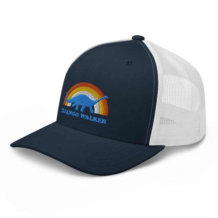 Dino Rainbow Trucker Cap