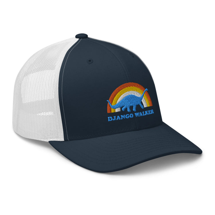 Dino Rainbow Trucker Cap