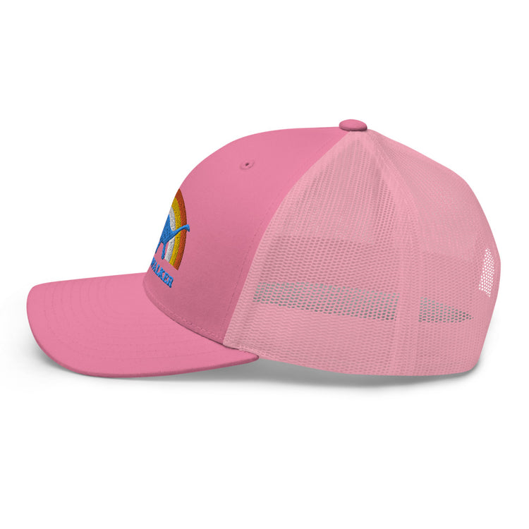 Dino Rainbow Trucker Cap