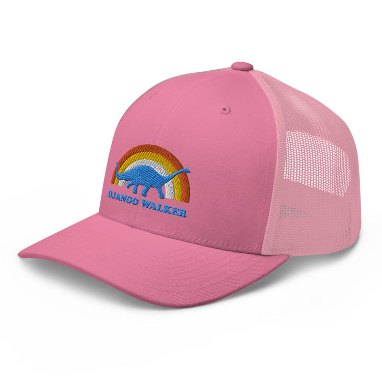 Dino Rainbow Trucker Cap