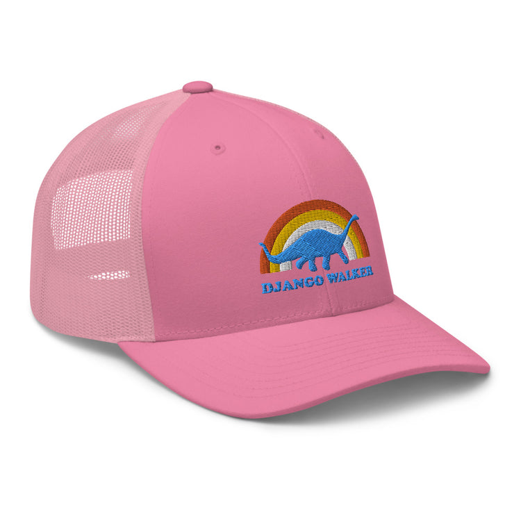 Dino Rainbow Trucker Cap