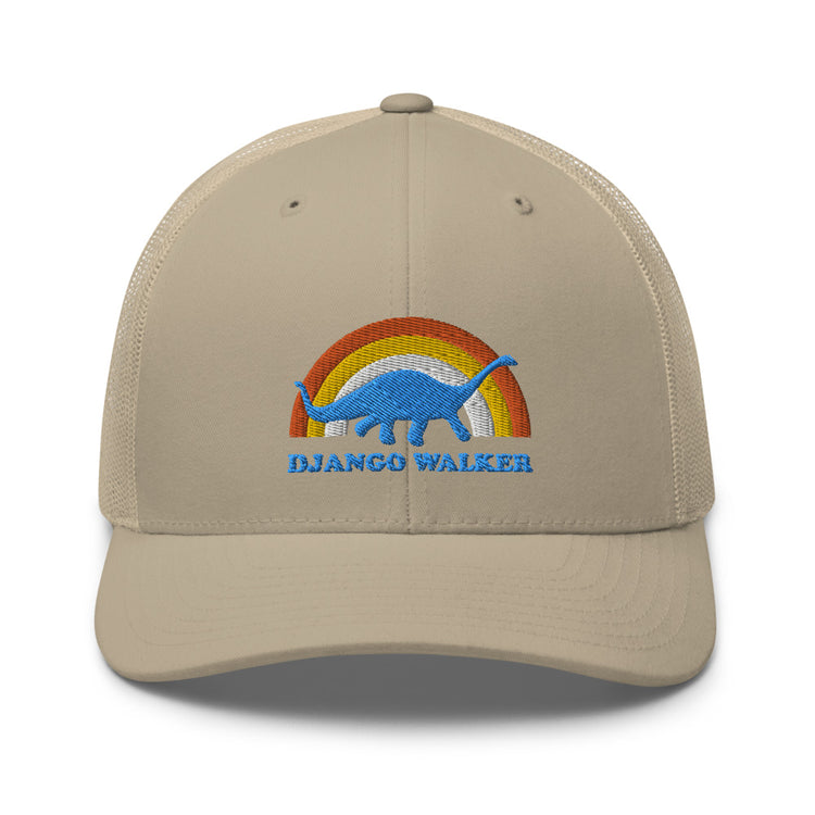 Dino Rainbow Trucker Cap